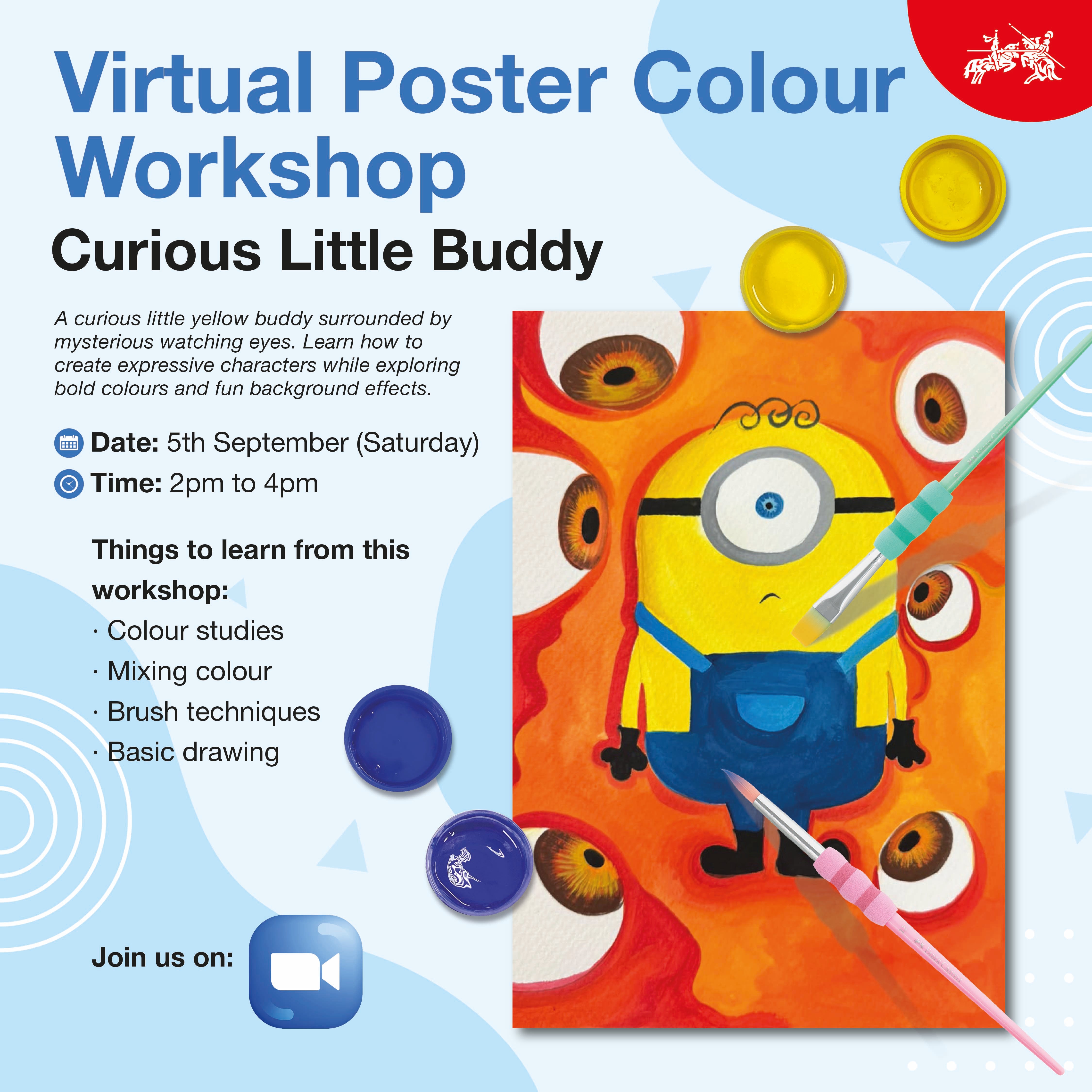 Online Poster Colour Workshop – Little Yellow Buddies (Sept-26)