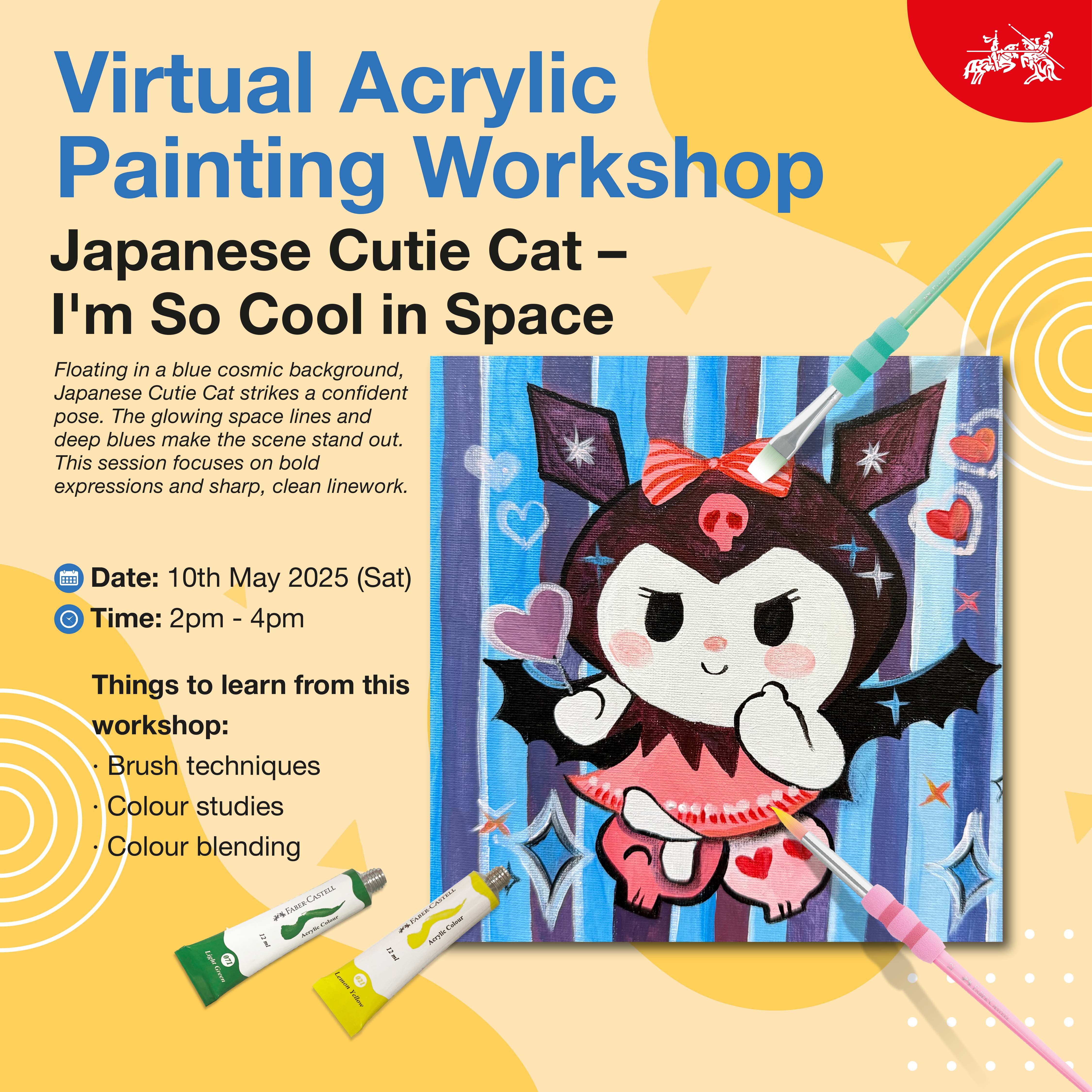 Acrylic Painting Virtual Workshop (2 Or 3 Sessions) May 25