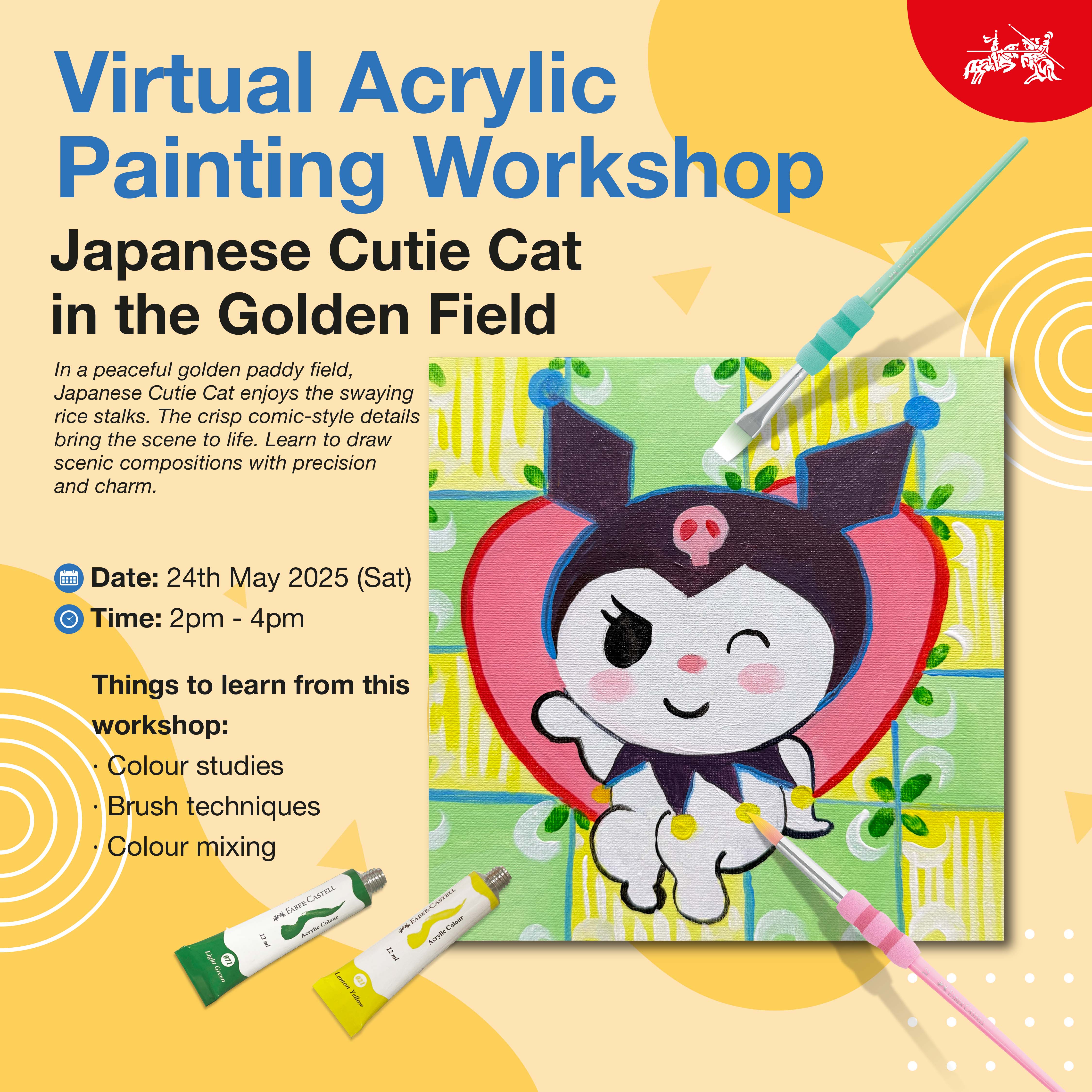 Acrylic Painting Virtual Workshop (2 Or 3 Sessions) May 25