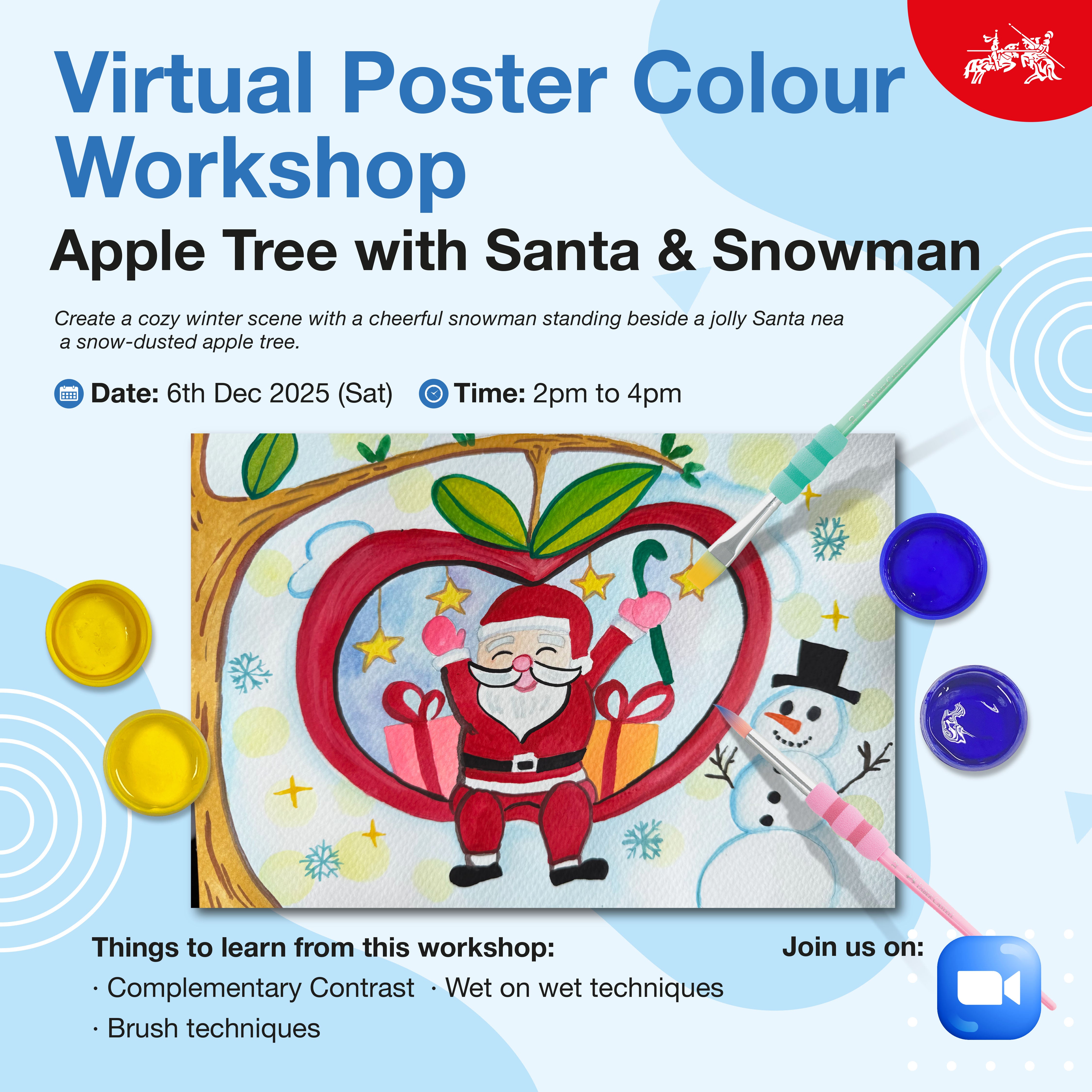 Virtual Poster Colours Workshop (2 Or 3 Sessions) December 2025