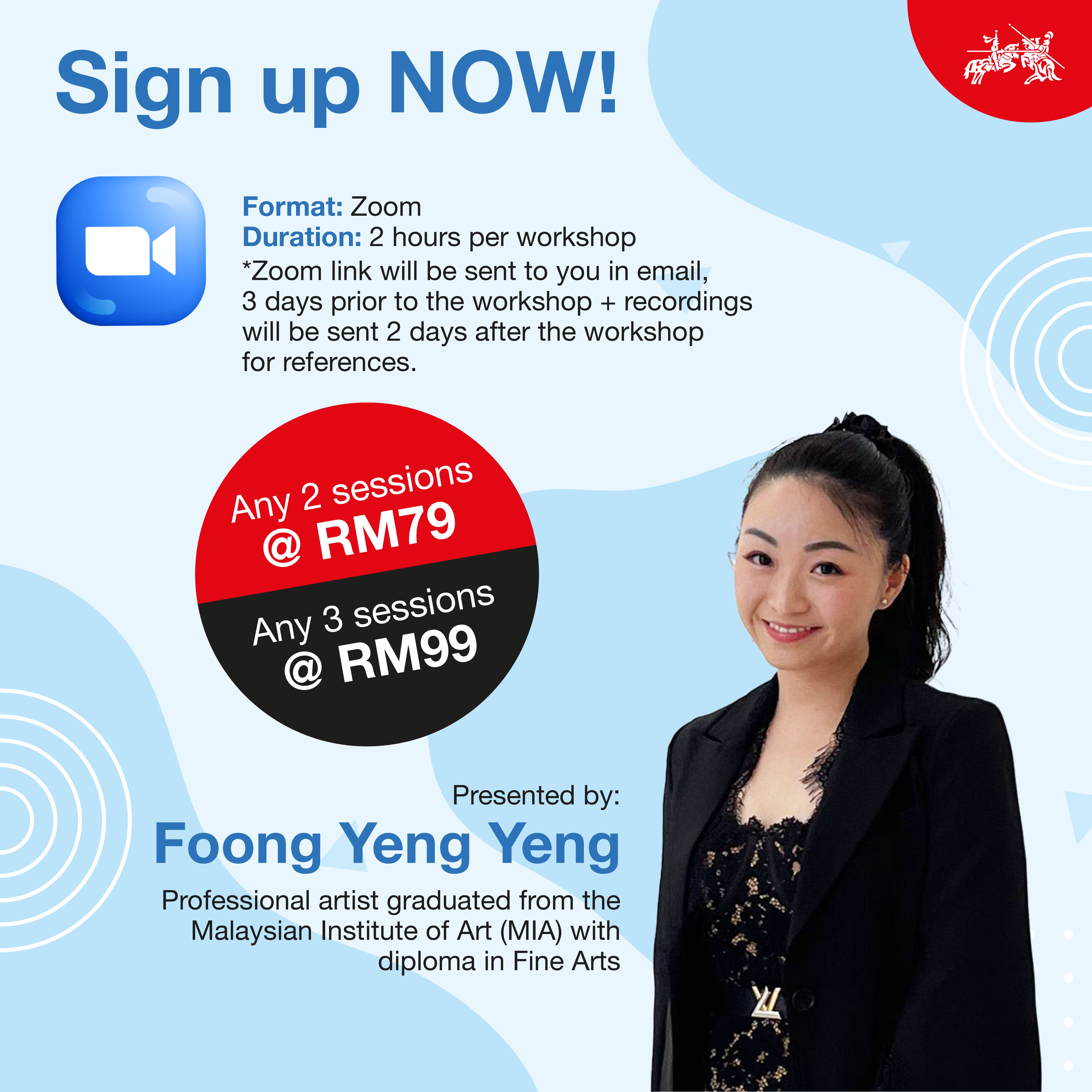 Virtual Poster Colours Workshop (2 Or 3 Sessions) December 2025