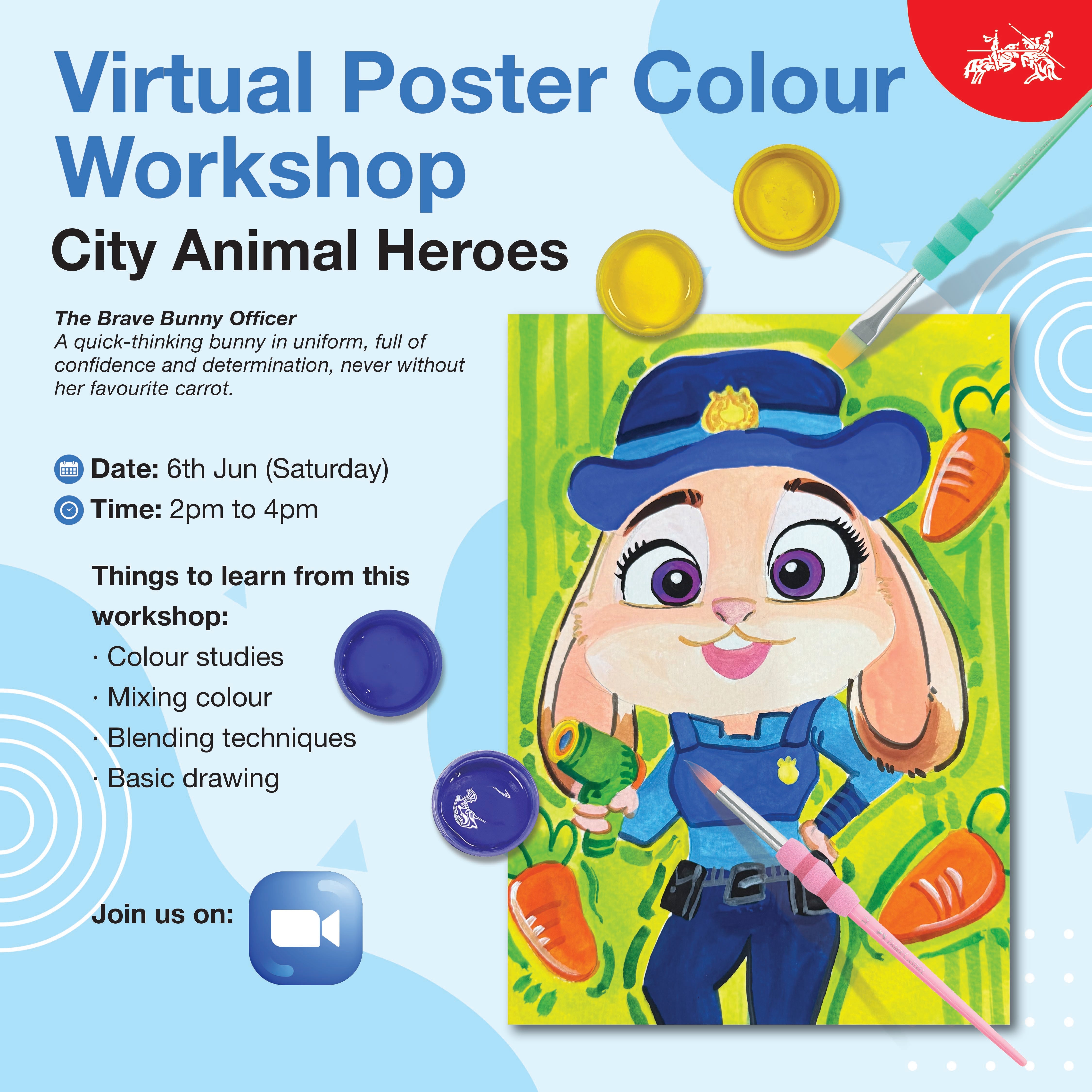 Virtual Poster Colours Workshop (2 Or 3 Sessions) May-Jun 2026