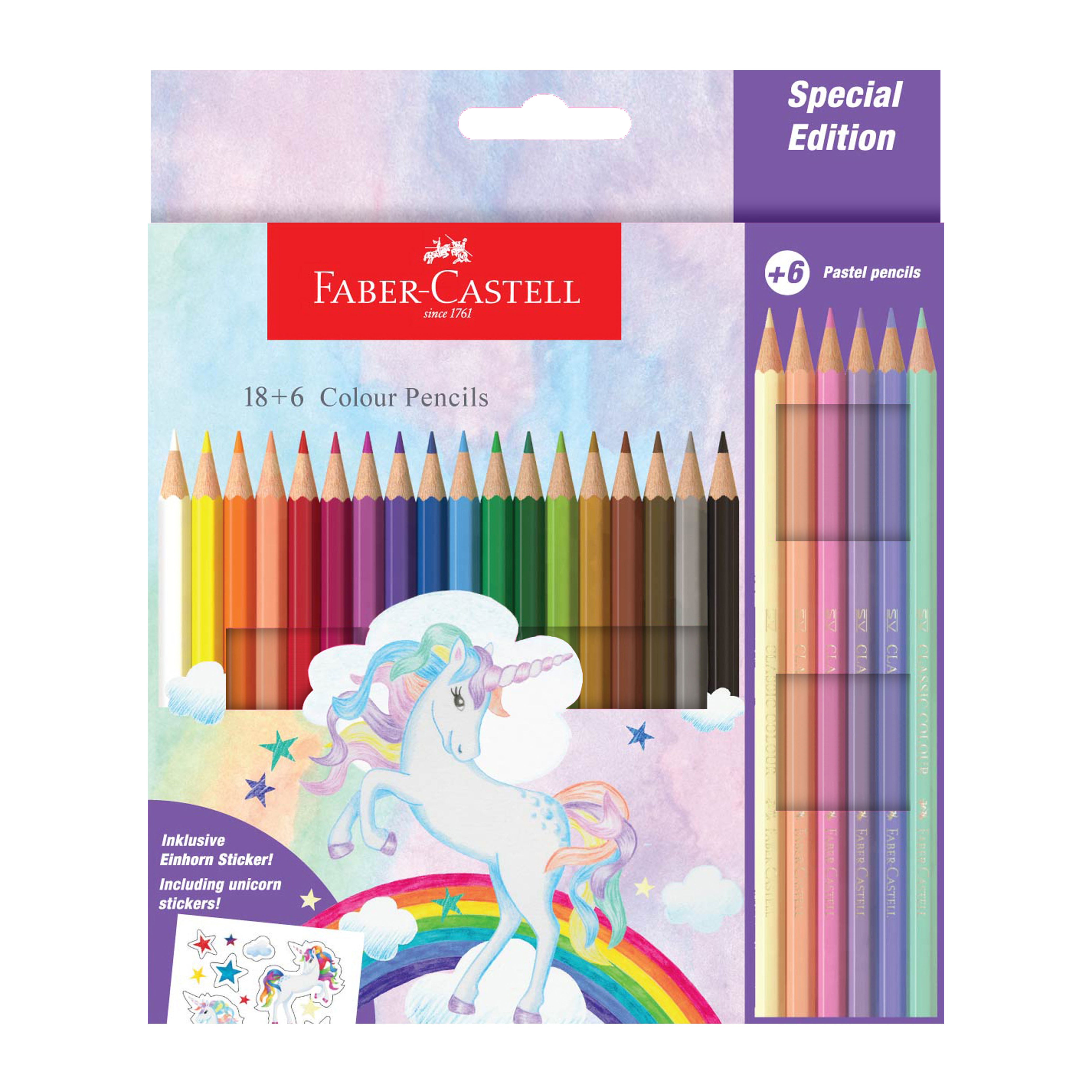 Unicorn Special Edition Classic Colour Pencil, Pack of 24 (18+6)