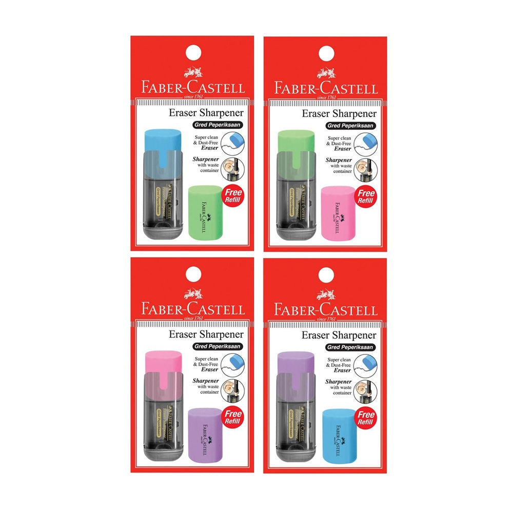 Eraser Sharpener + Eraser Refill, 1xPB
