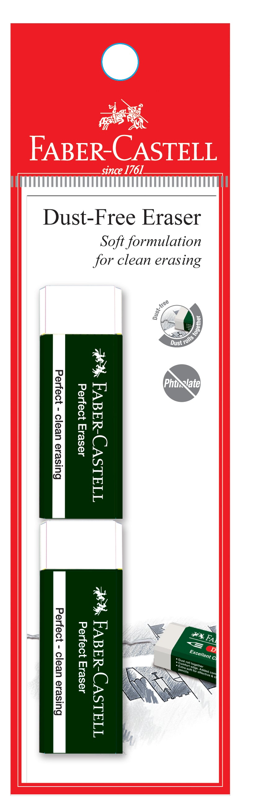 Dust Free Eraser 7085-20, 2x PB