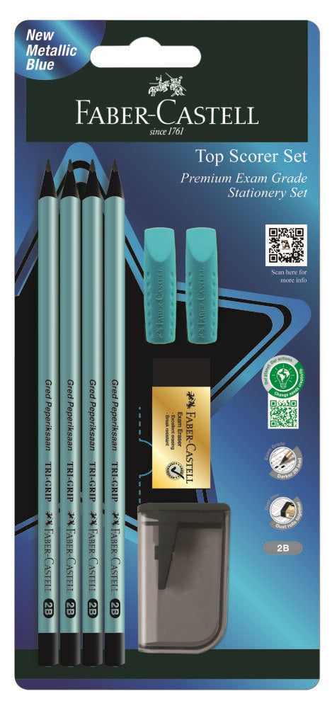 Tri-Grip 2B Top Scorer Set Metallic Blue