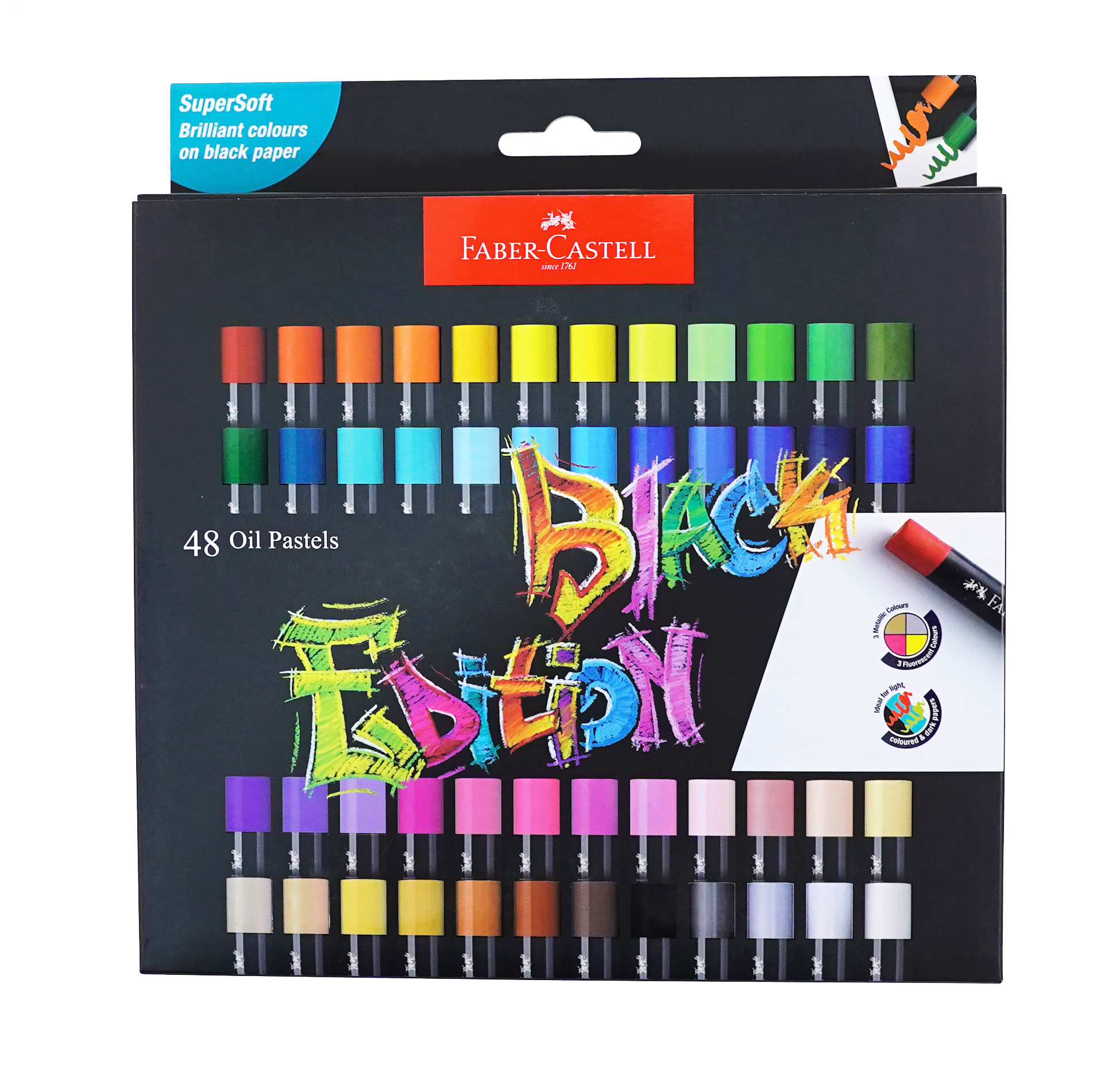Black Edition Oil Pastel, Box of 48