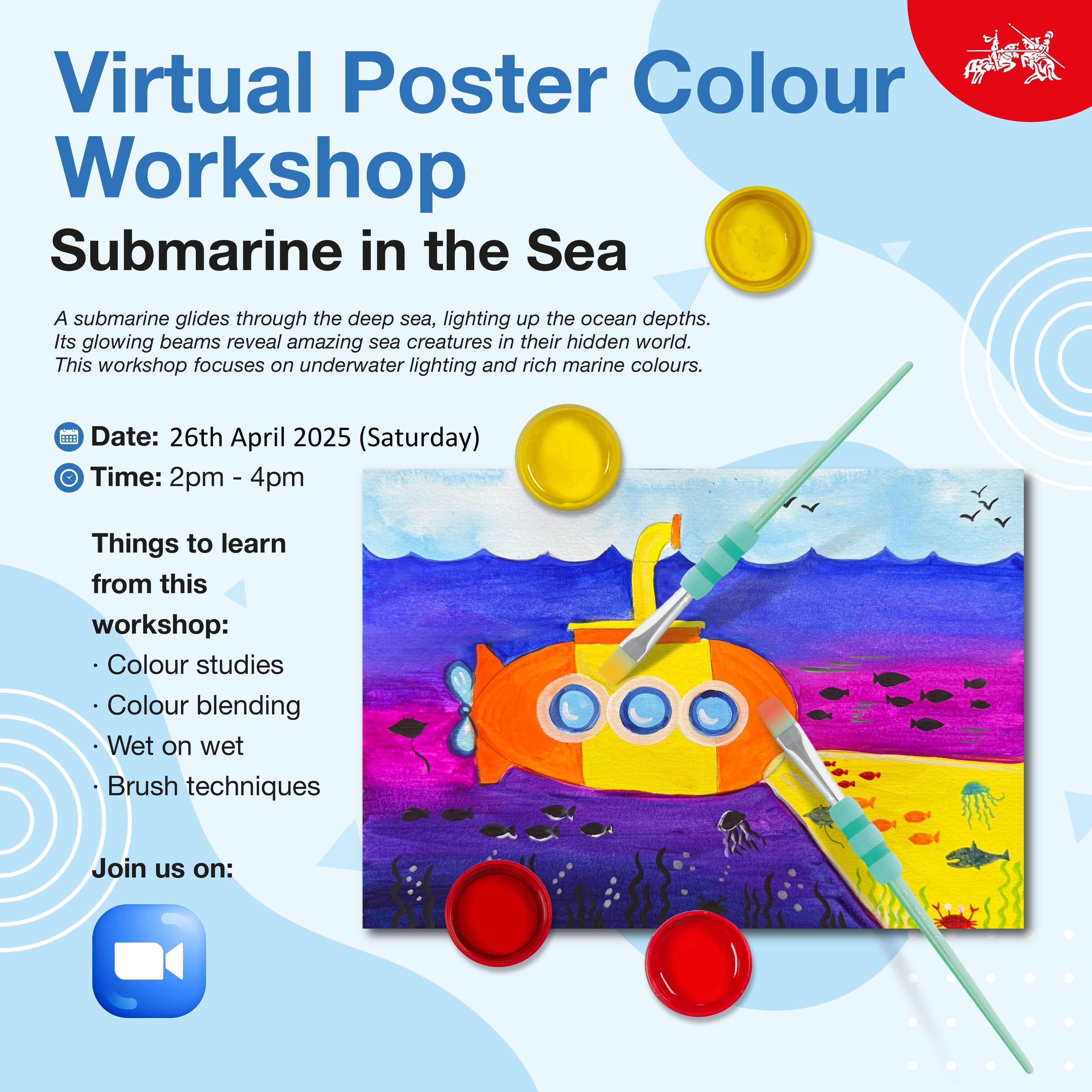Virtual Poster Colours Workshop (2 Or 3 Sessions) Apr 2025