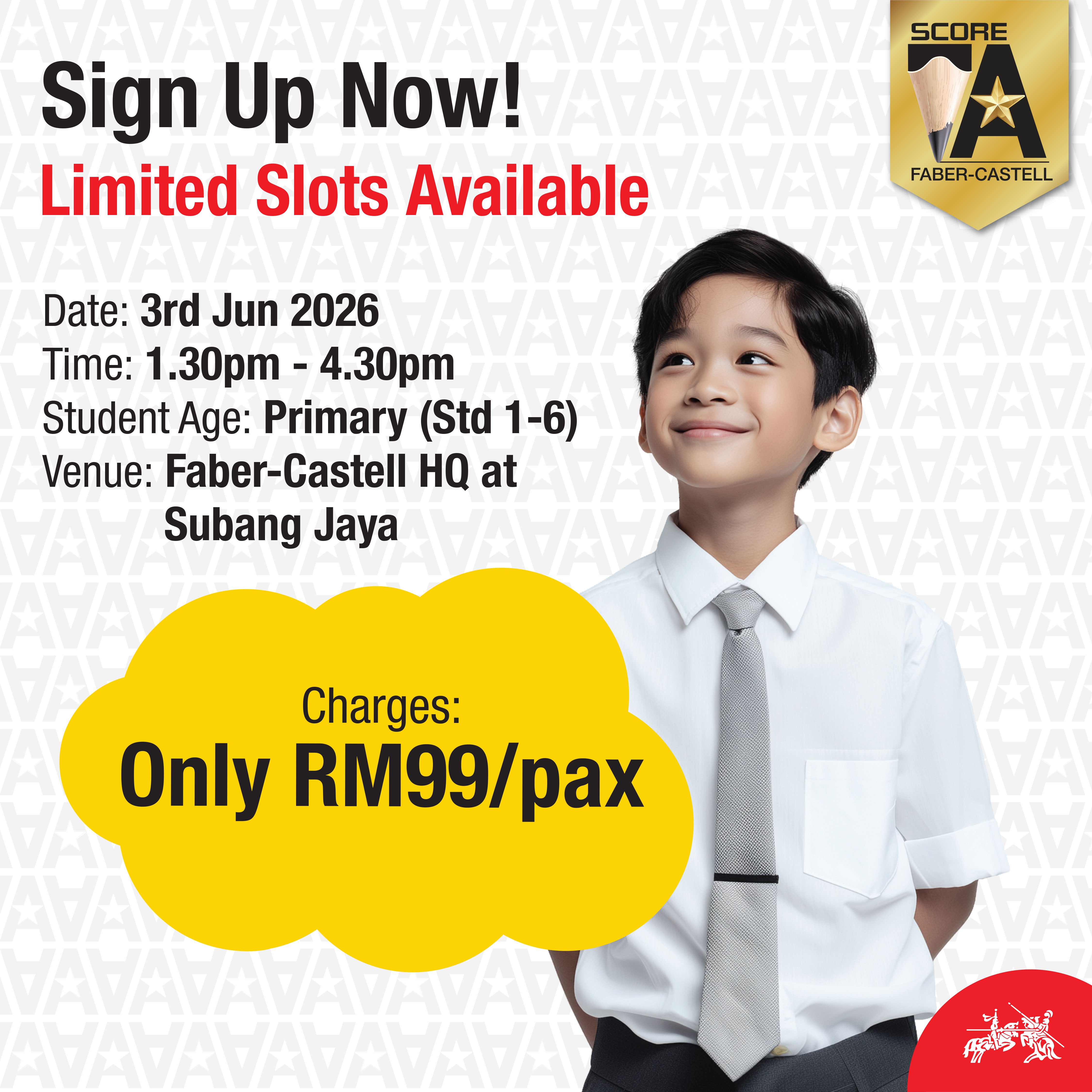 Faber-Castell Factory Visit + Score A Creative Learning Workshop (3rd Jun 26)