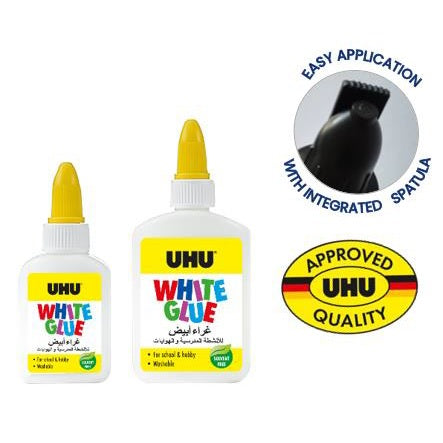 UHU Original White Glue, 39ml, (Box of 12)