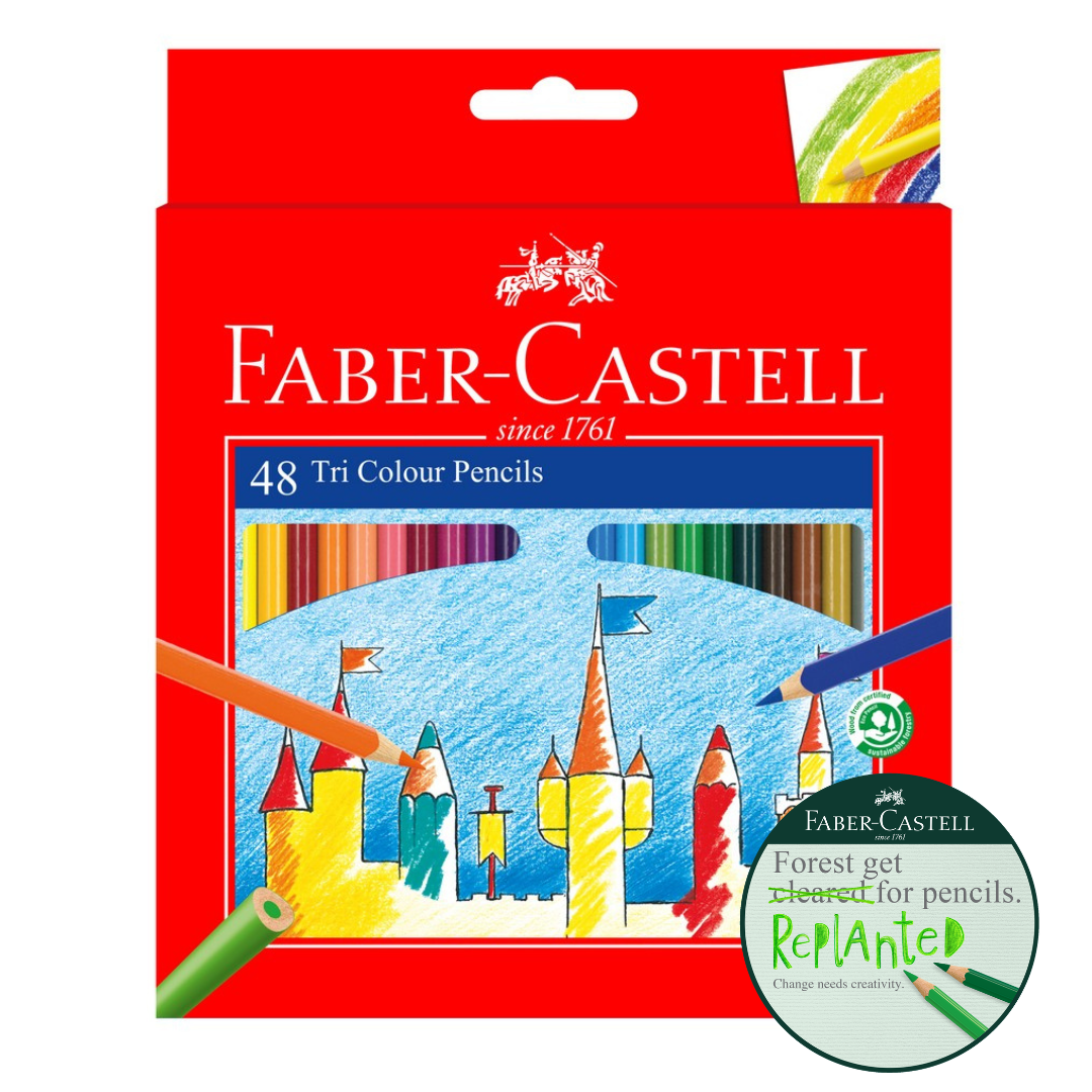 Colour Pencils Tri Colour 48