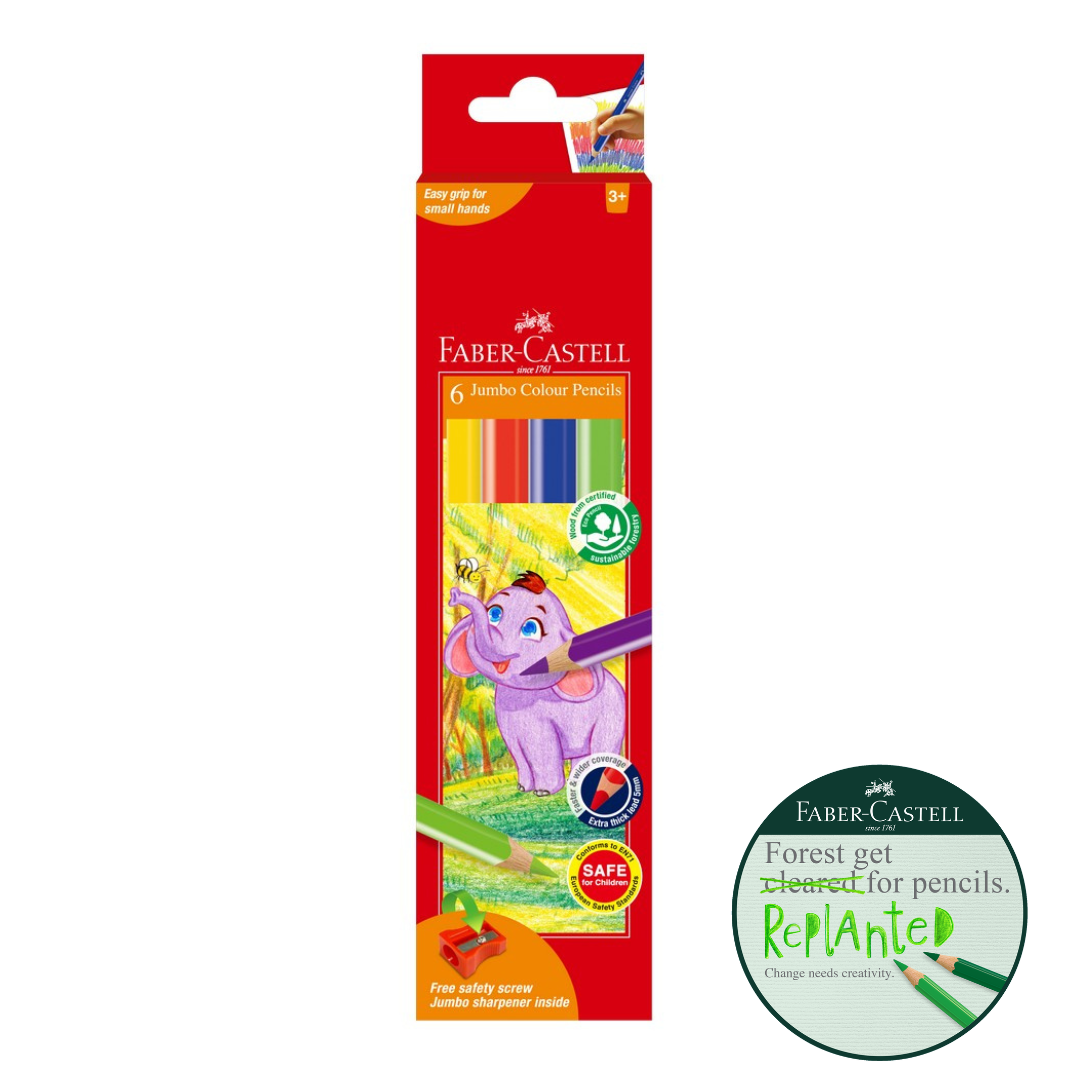 Colour Pencils Jumbo 6L FSC