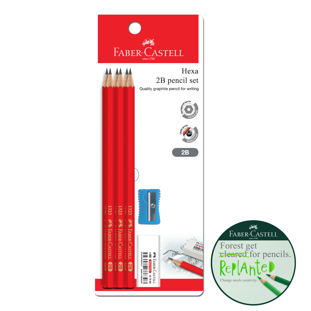 Blacklead Pencil 1323 2B 6xBC