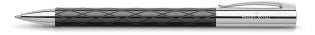 Ambition Rhombus Black Twist Ball Pen, Broad