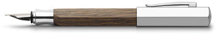 Ondoro Smoked Oak Fountain Pen, Medium