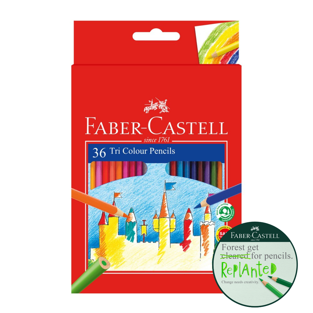 Colour Pencils Tri Colour 36