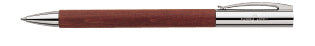 Ambition Pearwood Brown Twist Ball Pen, Broad
