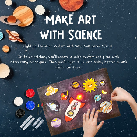 Light Up Solar System Art Workshop