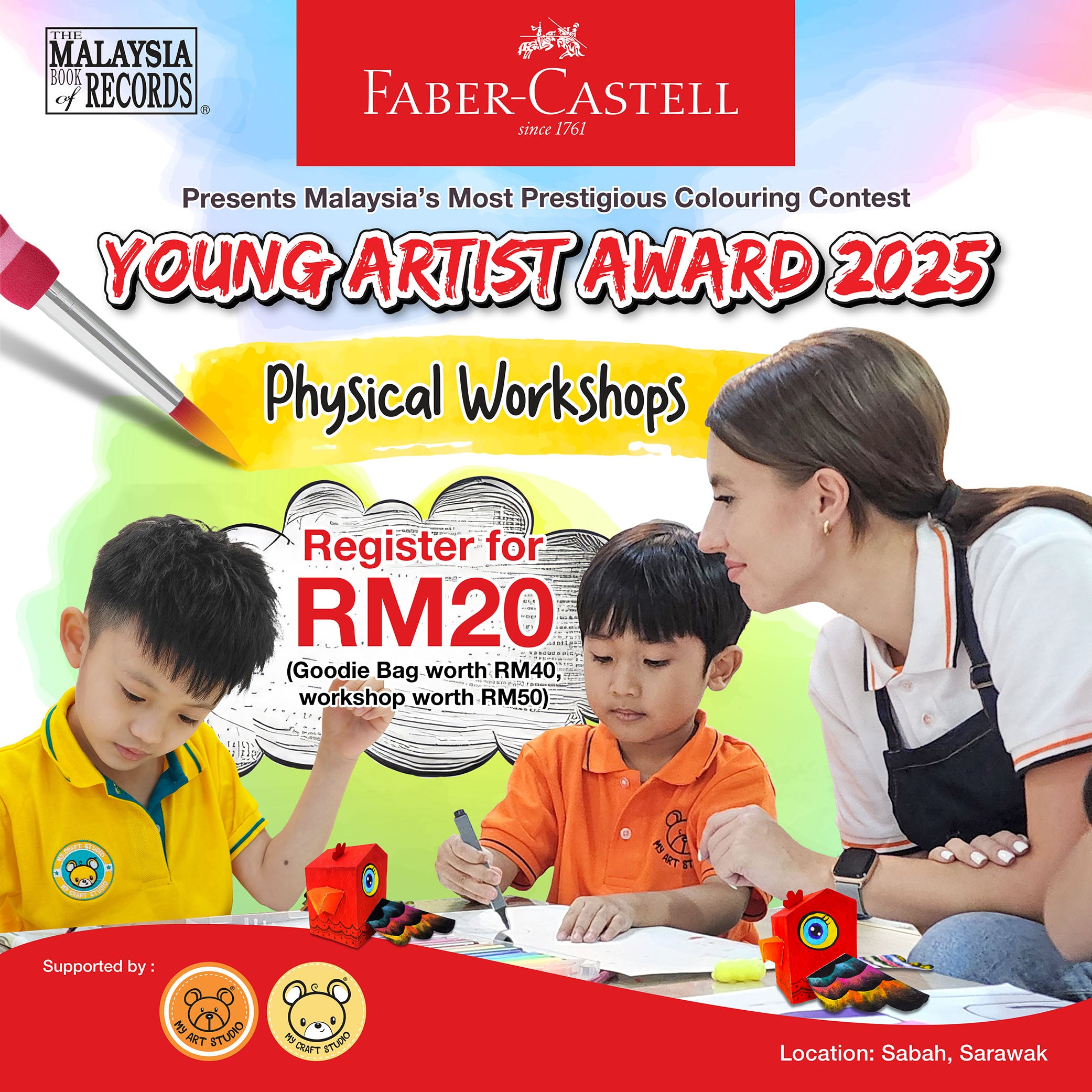 [Sabah, Sarawak] Young Artist Award 2025 Physical Workshop