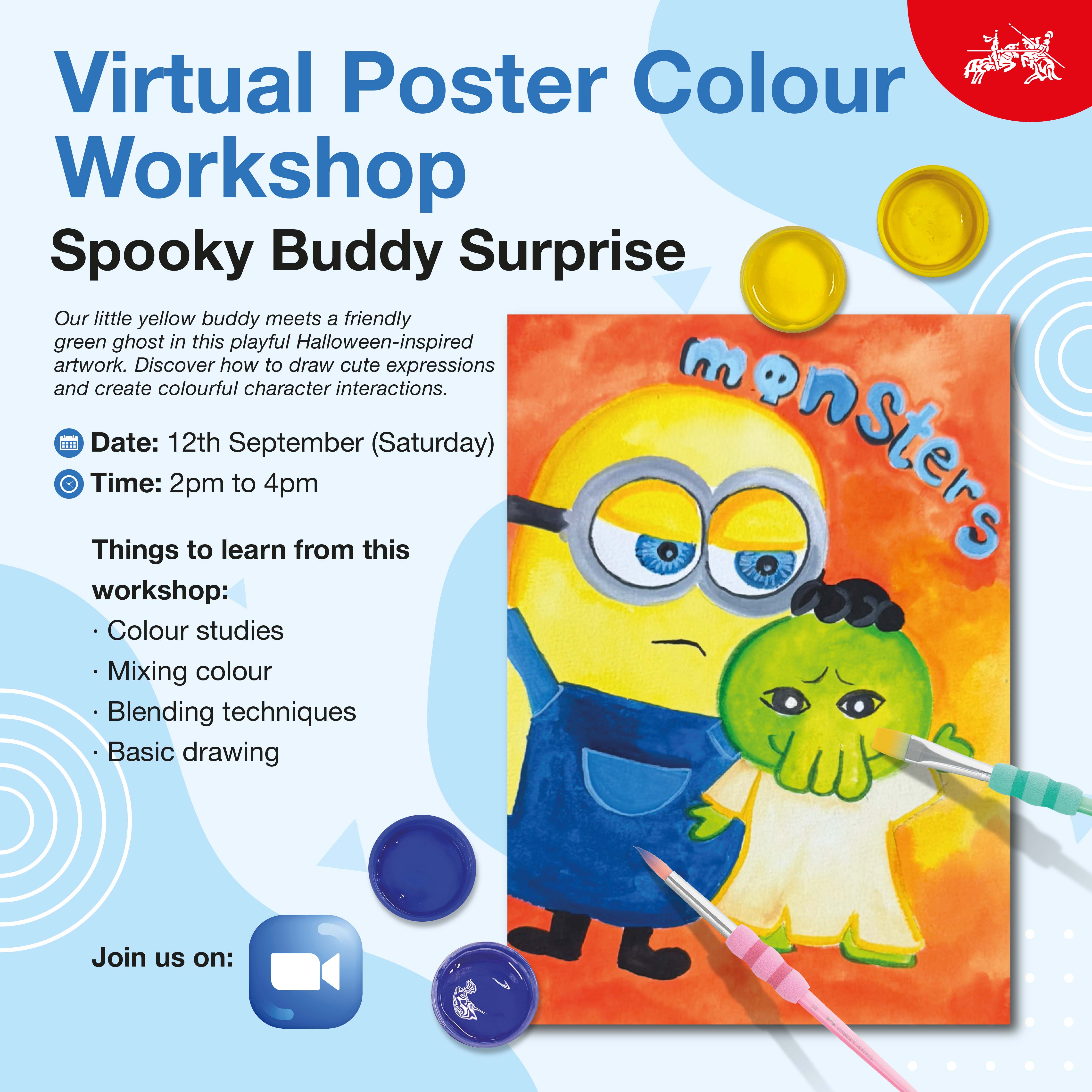 Online Poster Colour Workshop – Little Yellow Buddies (Sept-26)