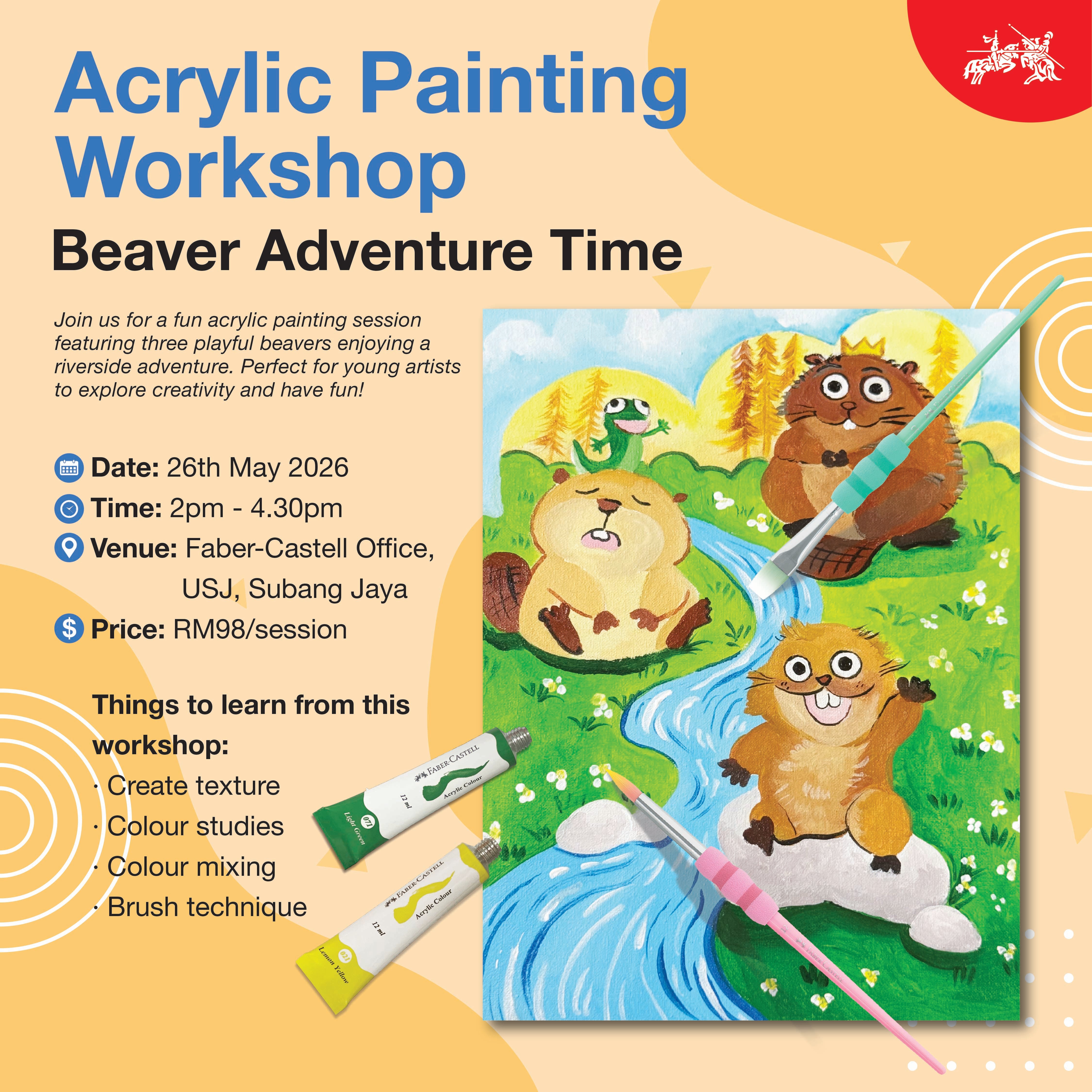 May School Holiday Acrylic Painting Workshop 2026