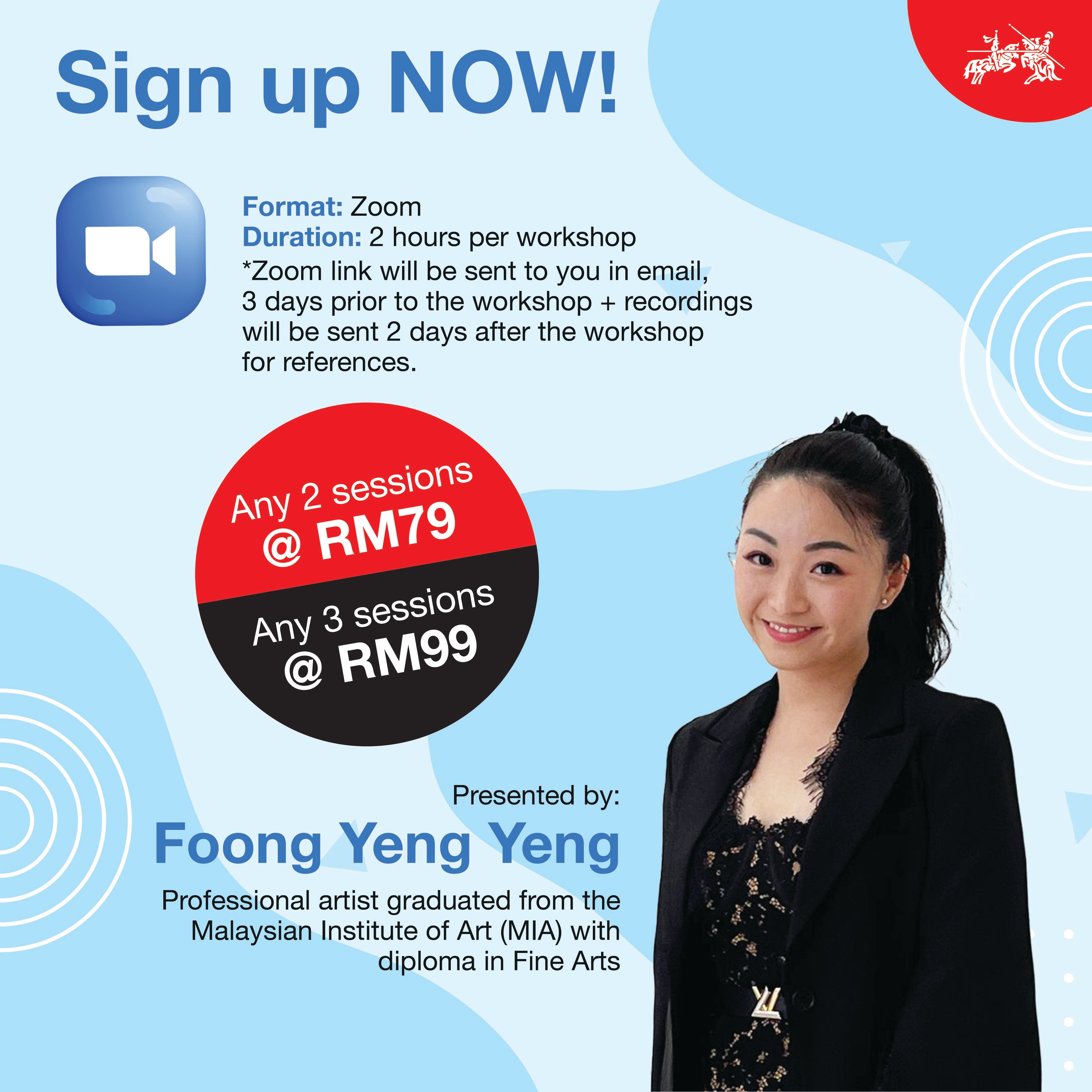 Virtual Poster Colours Workshop (2 Or 3 Sessions) May-Jun 2026