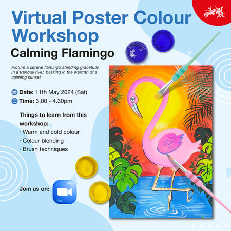 Virtual Poster Colours Workshop (2 Or 3 Sessions) (May 2024)