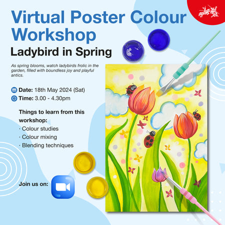 Virtual Poster Colours Workshop (2 Or 3 Sessions) (May 2024)