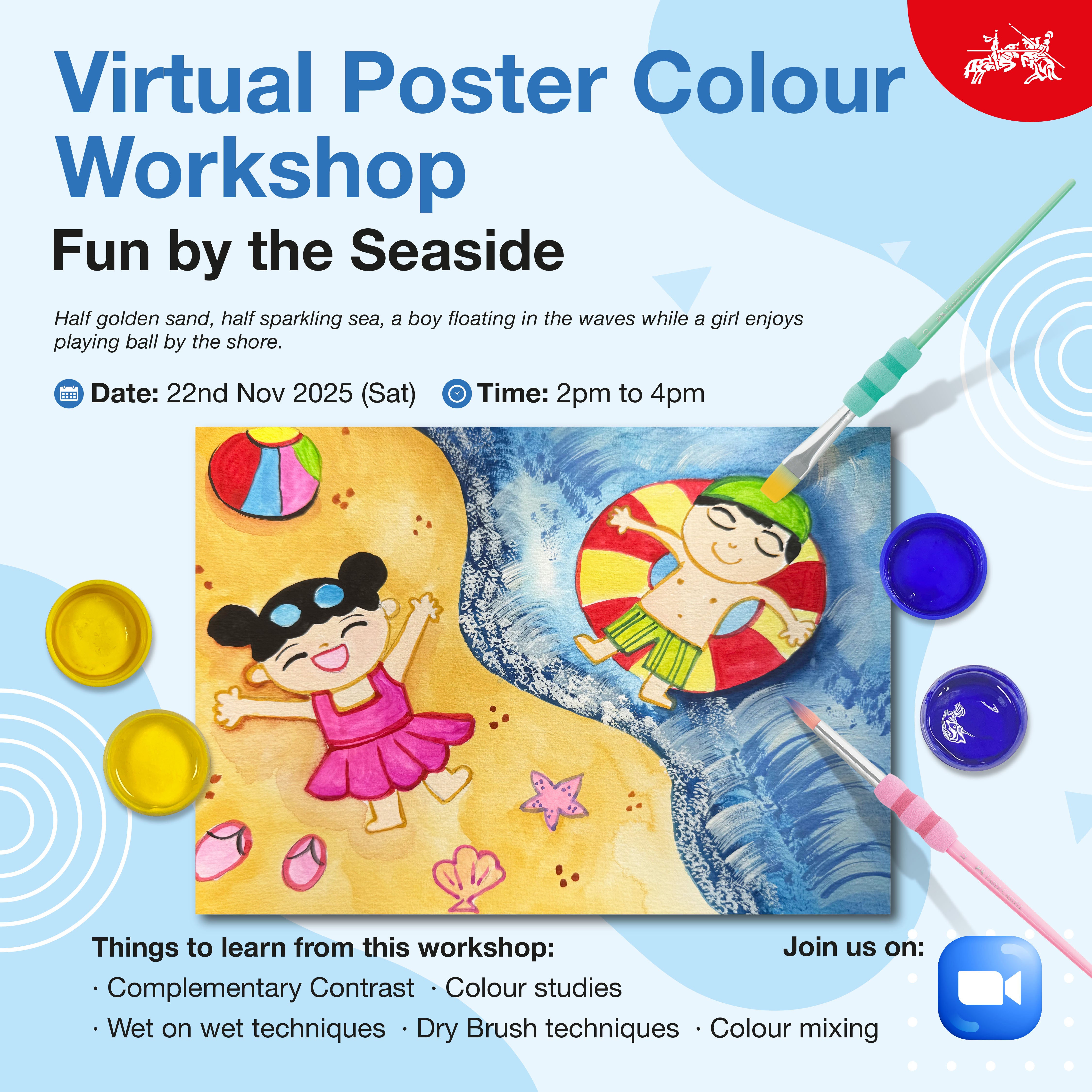 Virtual Poster Colours Workshop (2 Or 3 Sessions) November 2025