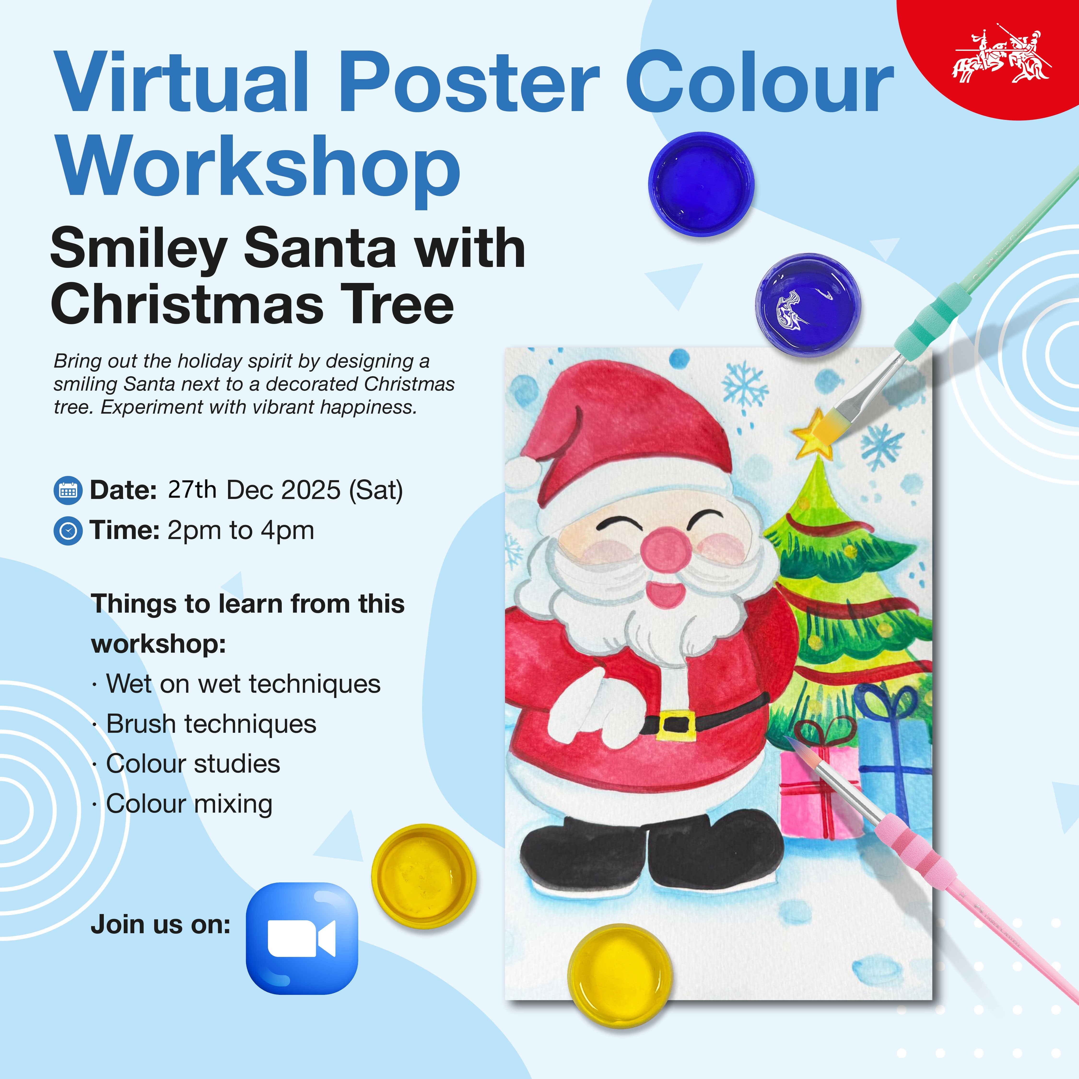 Virtual Poster Colours Workshop (2 Or 3 Sessions) December 2025