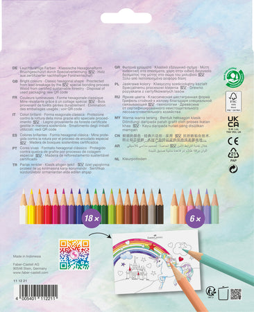 Unicorn Special Edition Classic Colour Pencil 18+6pcs