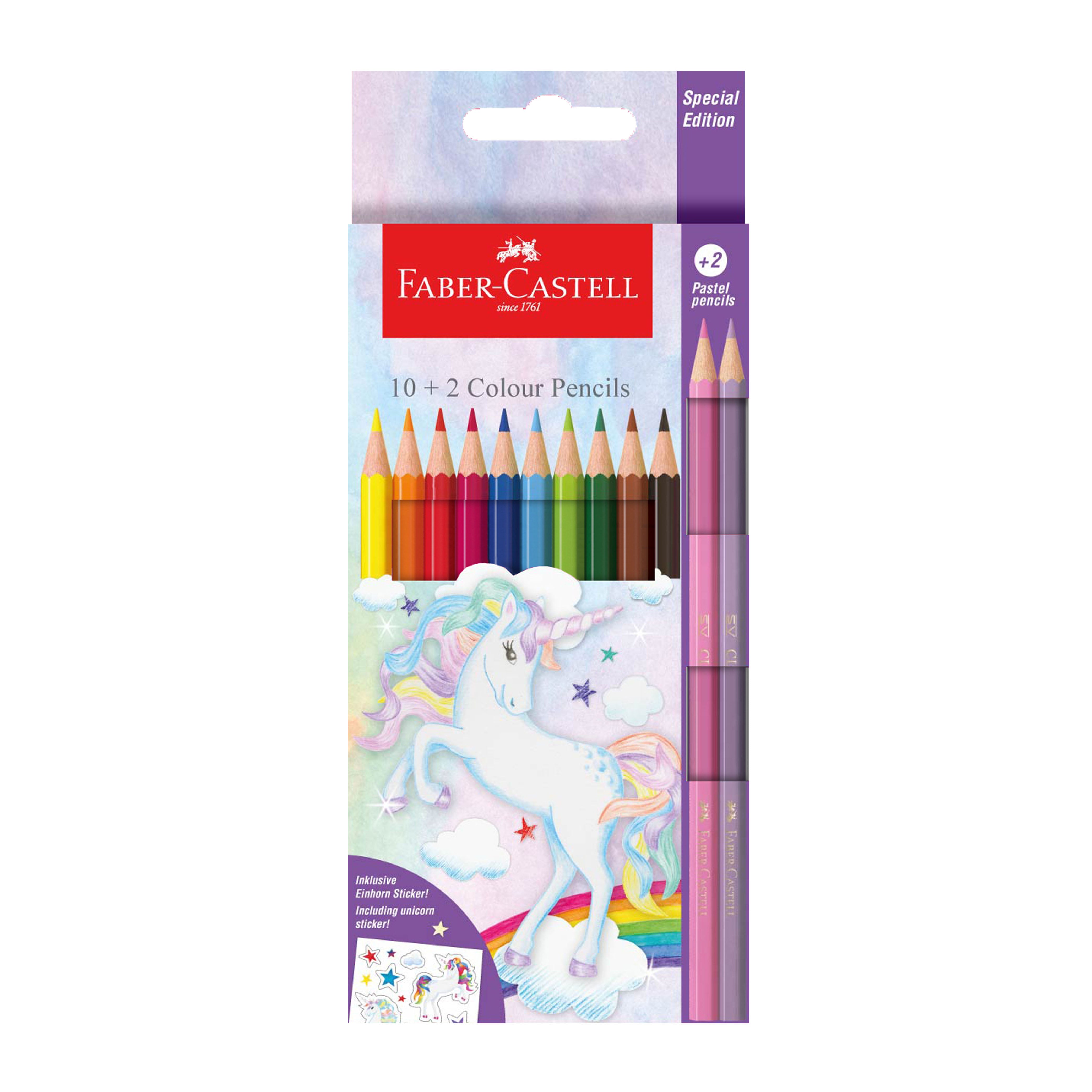 Unicorn Special Edition Classic Colour Pencil, Pack of 12 (10+2)