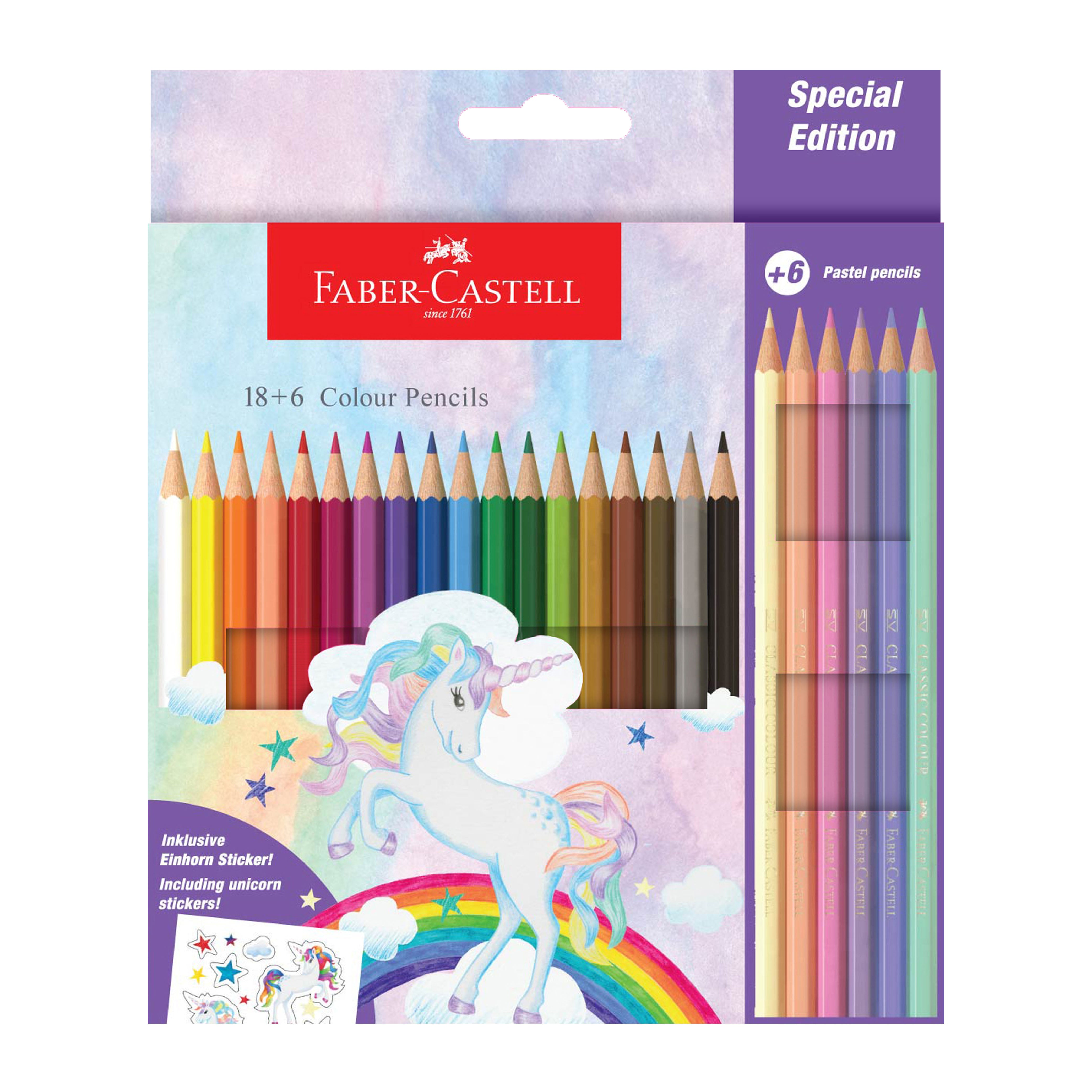 Unicorn Special Edition Classic Colour Pencil, Pack of 24 (18+6)