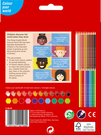 Colour Pencil Classic World Colours 22 pack