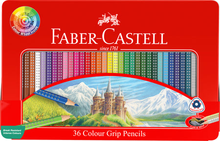 Grip Colour Pencils, Tin of 36