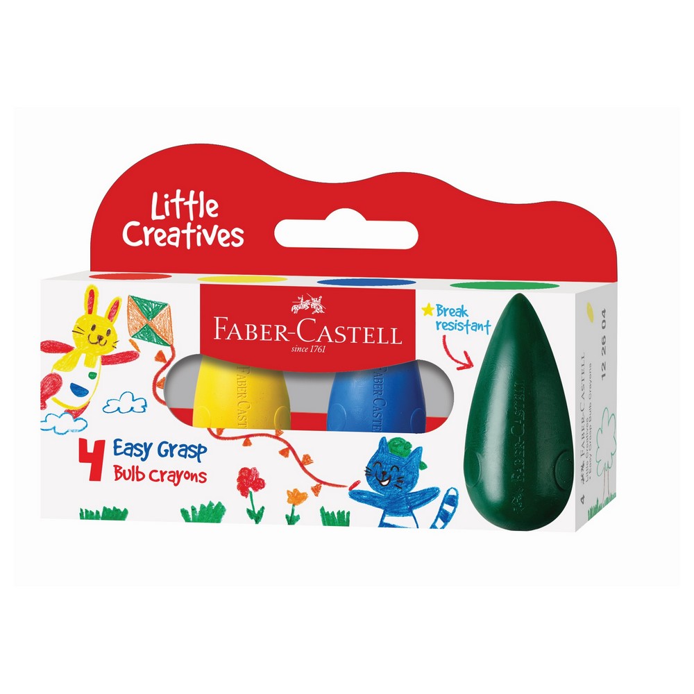 Little Creatives Easy Grasp Crayon Set of 4