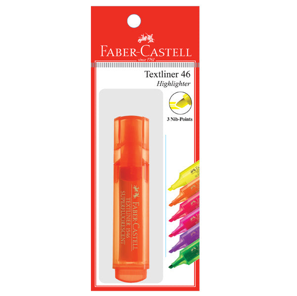 Highlighter Textliner 46 Superflourescent, 1x PB Orange