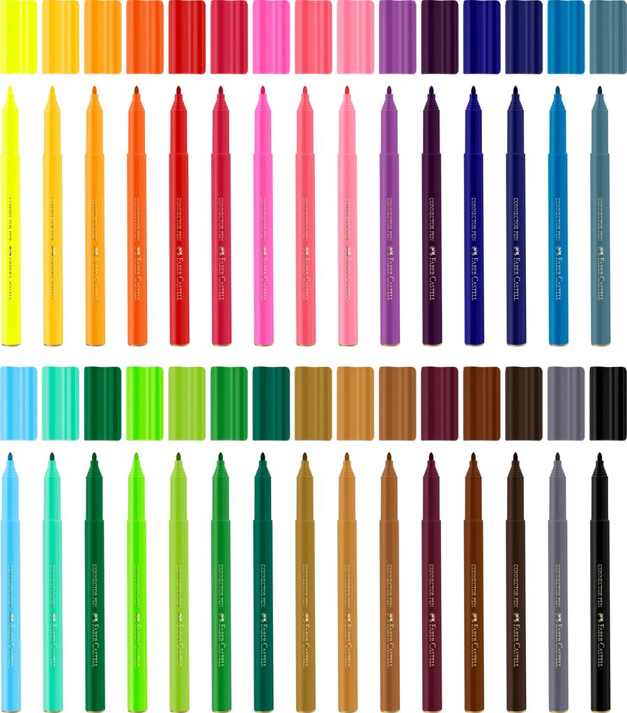 [Online Exclusive] Fibre-Tip Connector Pen, 30 Colours