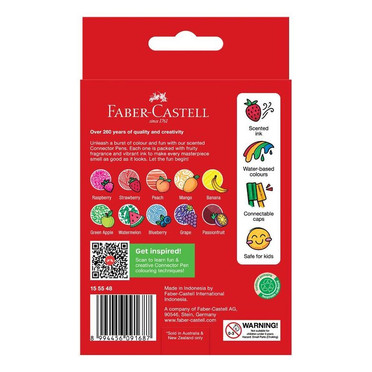 [Online Exclusive] Scented Fibre-Tip Connector Pen, 10 Colours