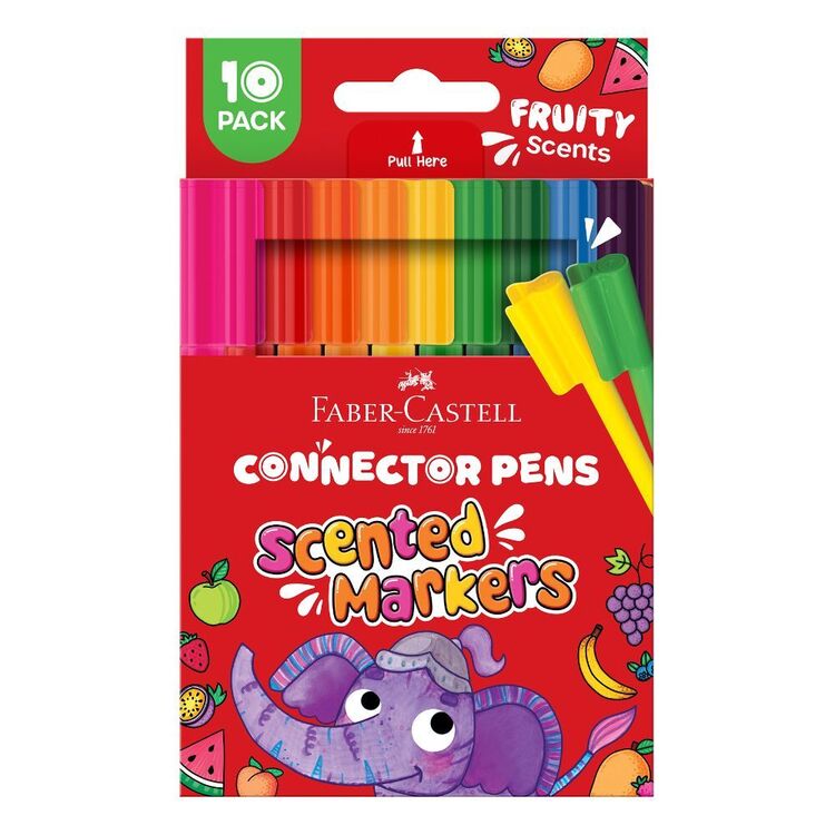 [Online Exclusive] Scented Fibre-Tip Connector Pen, 10 Colours