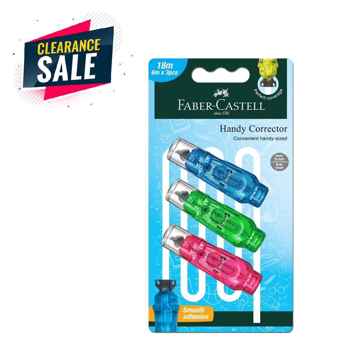 [Clearance] Non-Refillable Handy Corrector, 3x Pieces (Bundle of 4)
