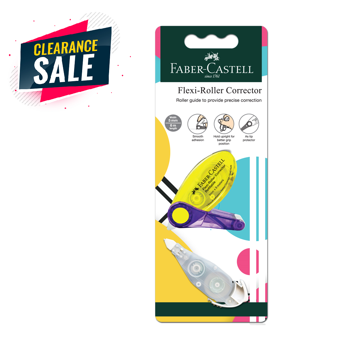[Clearance] Flexi Roller Corrector, 1x BC + refill (Bundle of 4)