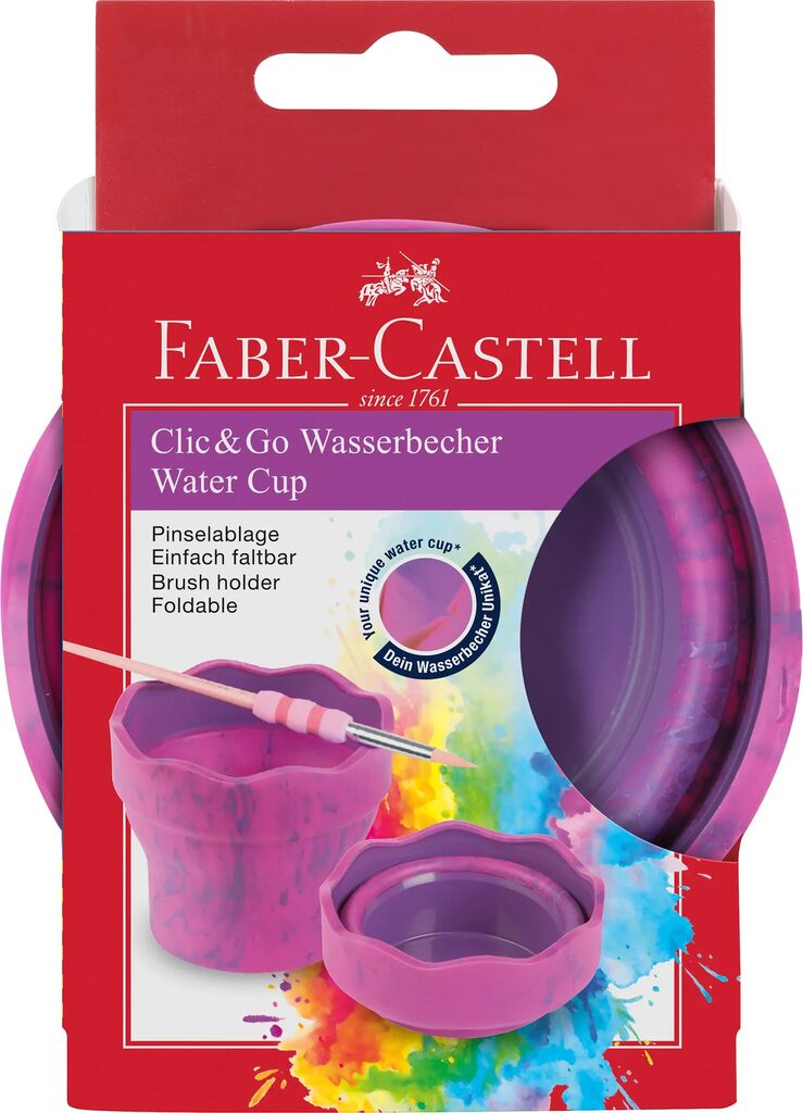 [Online Exclusive] Clic & Go Water Cup, Pink Marble