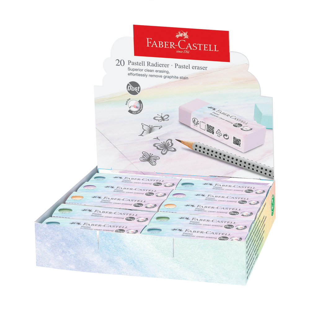 Dust Free Eraser Pastel - L - (Box of 20)