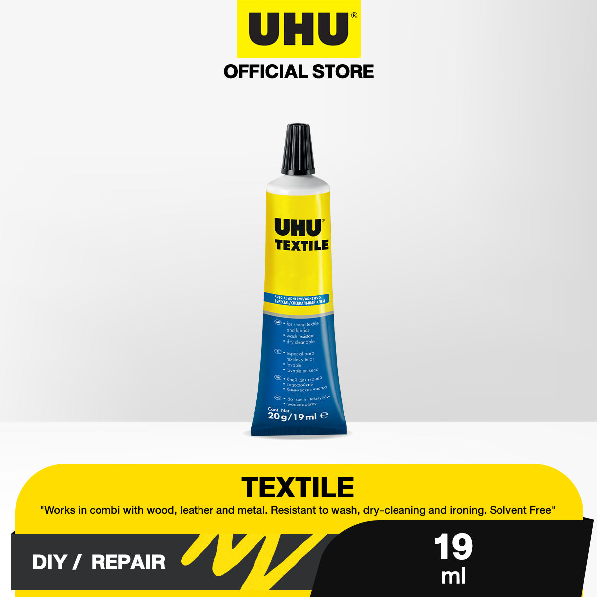 UHU Original Textile Glue (19ml)