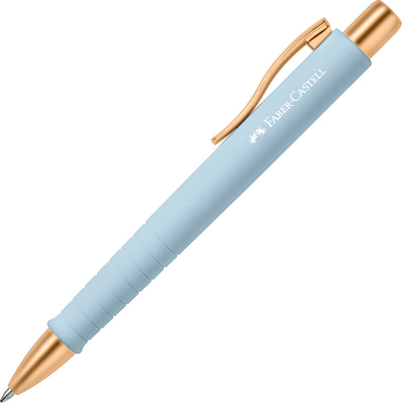 Poly Ball Urban Ballpoint Pen, Sky Blue, XB (1.2mm), Blue Ink