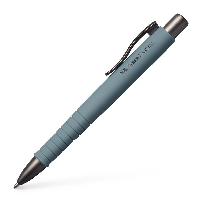 Poly Ball Urban Ballpoint Pen, Stone Grey, XB (1.2mm), Blue Ink