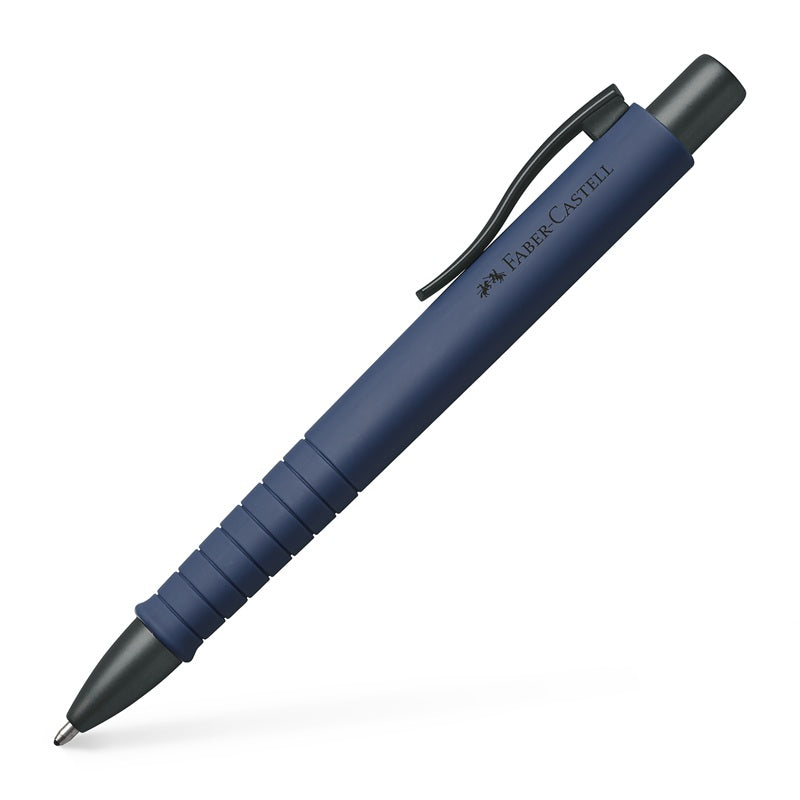 Poly Ball Urban Ballpoint Pen, Navy Blue, XB (1.2mm), Blue Ink