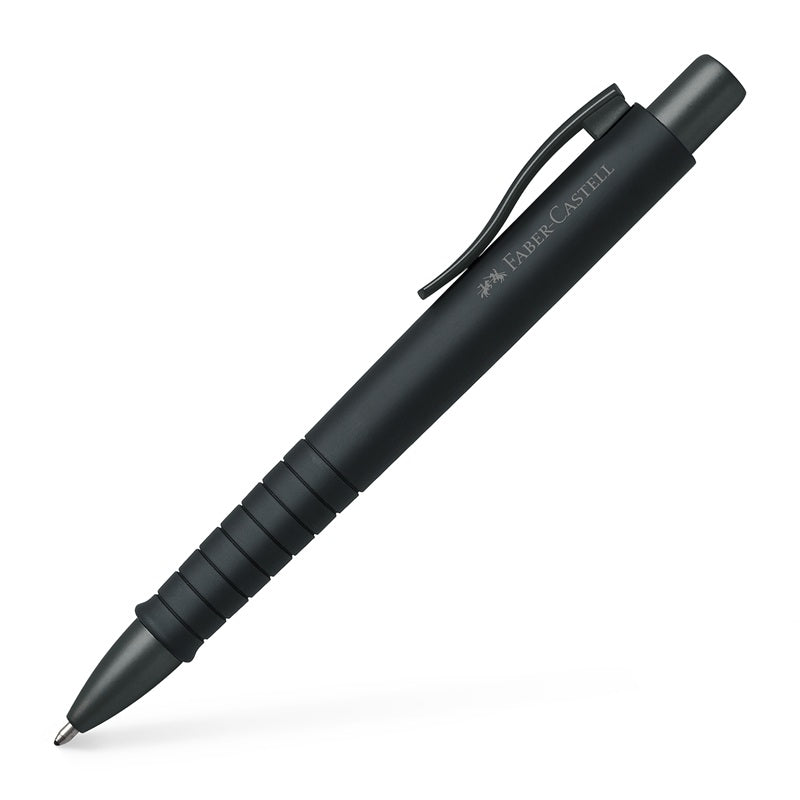 Poly Ball Urban Ballpoint Pen, All Black, XB (1.2mm), Blue Ink