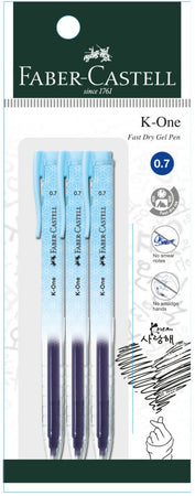 Gel Pen K-One 3x PB, Blue 0.7